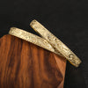 Hawaiian Hamilton Heirloom Tribal Bangle Bracelet Gold Plated Copper Samoan Bohemia Polynesian Aloha Tonga Women Jewelry - Image 1