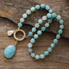 Amethyst Labradorite Zircon Pendant Necklaces Crystal Lariat Necklace Jewelry - Image 9