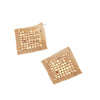 Vintage Square Metal Mesh Earrings for Women Personality Jewelry Dangle Earrings Gifts - Image 5