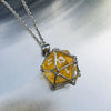 Interchangeable Stainless Steel Stone Holder Cage Necklace Dice Pendant Necklace Crystal Net Metal Necklace Jewelry Gift - Image 10