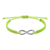 Handmade Wax Cord Braided Bracelet Lover Infinity Bracelet - Image 8