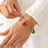 Year Christmas Tree Pendant Necklace For Women Rhinestone Snowflake Santa Claus Bell Clavicle Choker Party Jewelry Gifts - Image 8