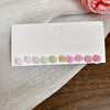 12 Pcs Multi-color Dripping Oil Square Heart Stud Earrings for Women Cute Small Irregular Ear Studs Daily Dating Jewelry Sets F - Image 15