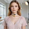 1Pc Sexy Leather Cow Print Bell Pendant Choker Necklace Women Punk Gothic Sweet Bow Necklace Cosplay Party Jewelry Gift - Image 1