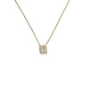 Bubble Letter Necklaces for Women Zirconia Initials Pendant Gold Plated Stainless Steel Chain Jewelry Gifts Monther's Day Gifts - Image 11