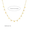 316L Stainless Steel Golden Snowflake Butterfly Crown Key Lightning Zircon Necklace Bracelet Set Jewelry Sets Gift - Image 3