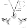 Circular Shell Jewelry Set Pendants Necklace Earring Sets Sun Cross Stainless Steel Set For Women Wedding Party - Image 20