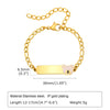 Stainless Steel Personalized Name Bracelet Anniversary Corrosion Drop Rubber Bend Bracelet,A Gift of Love from Parents - Image 8