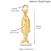 Enamel Fish Bone Squid Marine Sea Dalphin Charm Pendant, Gold Silver Plated Zircon Jewelry Finding Supplies - Image 46