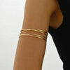 Bohemia Simple Adjustable Upper Arm Cuff Bracelet for Women Starfish Pearl Zircon Leaf Star Moon Open Bangle Party Jewelry Gifts - Image 6