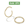 2/8PCS Seamless 316L Stainless Steel Nose Ring Hoop Earrings for Women Men Septum Helix Tragus Ear Piercing Jewelry Tiny 6-12mm - Image 7