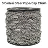10 Feet Paperclip Chain Stainless Steel Chain Bulk Gold Color Paper Clip Chain for Necklace or Bracelet Making - Image 4