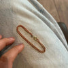 Simple Double Layer Dot Diamond Chain Bracelet Charm Little Red Rope Bracelets for women Party Jewelry Gift - Image 4
