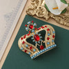 Women Pearl Crystal Baroque Brooches Cross Crown Vintage Badges Pins Lady Clothing Coat Banquet Brooch Pin - Image 7