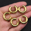 Stainless Steel Hoop Earrings with 3 mm to 5 mm Bands in Multiple Sizes - Image 19