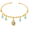Candy Color Charm Bracelet with Adjustable Open Bangle - Image 14