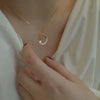 Shining Inlaid Zirconia Star Moon Pendant Necklace For Women Crystal Clavicle Chain Necklace Wedding Jewelry - Image 6