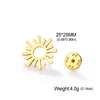 Stainless Steel Gold Color Women Brooch Crown Bee Butterfly Sun Snowflake Musical Note Badge Lapel Pin Accessories - Image 23