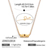 Letter Mom Pendant Zircon Tennis Chain Necklace For Women Gold Pvd Plated Stainless Steel Necklace Jewelry - Image 10