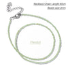 2mm Stone Bead Choker Necklace 40cm - Image 8