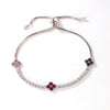 Adjustable Colorful Clover Zircon Bracelet Charm Tennis Charm Cute Sweet Shining Crystal Jewelry Gift - Image 13