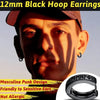 Stainless Steel Norwegian Viking Rune Hoop Earrings For Men Woman Unisex 12 Mm Huggie Hoop Religious Earring Jewelry - Image 5
