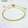 10 pieces Slim Colors zircon tennis bracelets zirconia crystal women bracelet Summer jewelry accessories 40083 - Image 12
