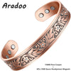 Copper Bracelets for Women 99% Copper Handwoven Bracelet Cuff Bangle - Image 13