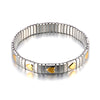 316L Stainless Steel CZ Crystal Elasticity Chain Bracelets For Women Gold Plated Jewelry - Image 7