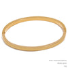 60mm 316L Stainless Steel Round Smooth Bracelet Bangle Women Minimalist Gold Color Texture Charm Jewelry - Image 10
