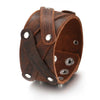 Leather Cuff Bracelet Punk Braided Bracelets Rock Leather Wristbands Mens Leather Bracelet Bangle Adjustable Wrap Bracelet Men - Image 13