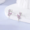 Silver Hoop Earrings Studs Drop Earring for Women Birthday Party Wedding Engagement Jewelry Gifts - Image 4