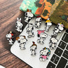 12pcs Cute Puppy Dog Lapel Brooches Chinese Zodiac Series Enamel Pins Decorative Badges for Backpack Collectible Gift for Fans - Image 6