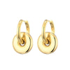 Classic Stainless Steel Heart Star Hoop Earrings For Women Punk Hip Hop Gold Silver Color Jewelry Female Gift Earrings oorbellen - Image 20