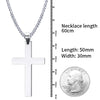 Stainless Steel Cross Pendant Necklace Punk Hip Hop Jewelry Gift for Women Men Boys Girls Link Chain Charm Cool - Image 5