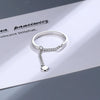 A Girl 1Pcs Chain Tassels Ring Adjustable Simple Korean Women Party Ring Finger Korean Silver Color Jewelry - Image 2