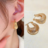 Geometric Metal Hoop Earrings for Women Gold Color/Silver Color Lady's Ear Earrings Daily Wear Versatile Jewelry - Image 19