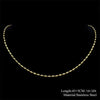 Stainless Steel Aesthetic Rice Bead Chain Necklace for Women Men Silver/Gold Color Choker Jewelry Marking Accessories Joyas - Image 8