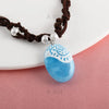 A Girl 1Pcs Moana Necklace Cosplay Handmade Braided Leather Rope Necklace for Women Girl Jewelry Prop Accessories - Image 2