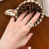 BF Club Silver Rings For Women Open Minimalist Retro Heart Ring Creative Jewelry - Image 6