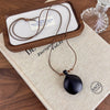 Vintage Irregular Hollow Wooden Heart Geometric Pendant Long Sweater Chain Necklace For Women Charms Jewelry - Image 13