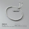 Silver Beautiful Bead Bracelets For Women Korean Adjustable Bead Bracelet Jewelry - Image 6
