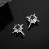 1Pair Couple Zircon Star Magnet Ear Clip Stud Earrings for Men Women Without Ear Holes Clip Earrings Party Accessories Jewelry - Image 6