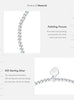 MODIAN 925 Sterling Silver Elastic Adjustable Simple Beads Bracelets Charm Hearts Stackable Fine Jewelry For Women Female Gifts
