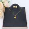 Retro Ocean Star Pendant Necklace Earrings Set for Women, High-Quality Summer Jewelry Gift - Image 3