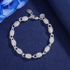 Silver Necklace Bracelet Set for Woman Vintage Lucky Beads Ball Jewelry Set Party Jewelery Gifts - Image 7