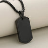 Military Dog Tag Pendant Chain Necklace For Men 316L Stainless Steel Jewelry Accessories Gift - Image 9