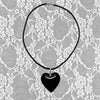 Big Red Glass Heart Pendant Black String Necklace For Women Pink Green Red AB Purple Crystal Stone Lovely Y2K Pendant Jewelry - Image 10