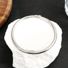Open Stainless Steel Bangle with Decorative Stone Details in Multiple Styles - Image 8