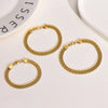 6mm Mesh Link Chain Bracelet For Women, Gold Plated Stainless Steel Adjustable, Jewelry 17cm-21cm - Image 3